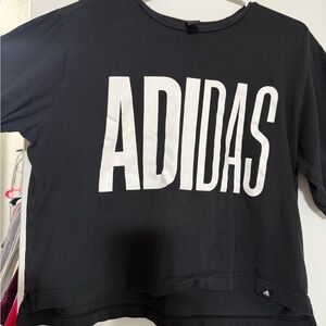 Adidas Black Tee with Logo